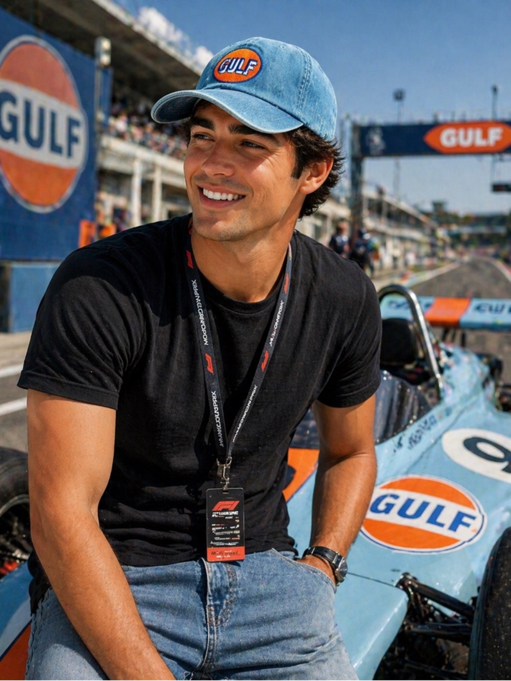 Gulf Logo Denim Cap